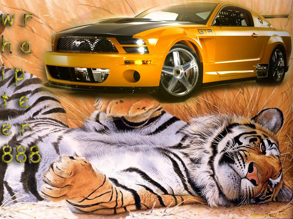 ford, mustang, gtr, 